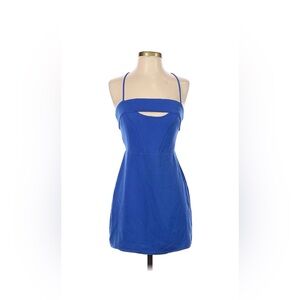 NBD x Naven Twins blue mini dress with cut outs